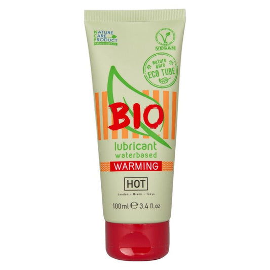 HOT - WATER-BASED ORGANIC LUBRICANT, WARMING EFFECT 100 ML