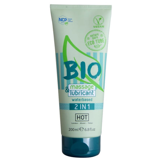 HOT - ORGANIC MASSAGE & WATER-BASED LUBRICANT 2 IN 1 200 ML