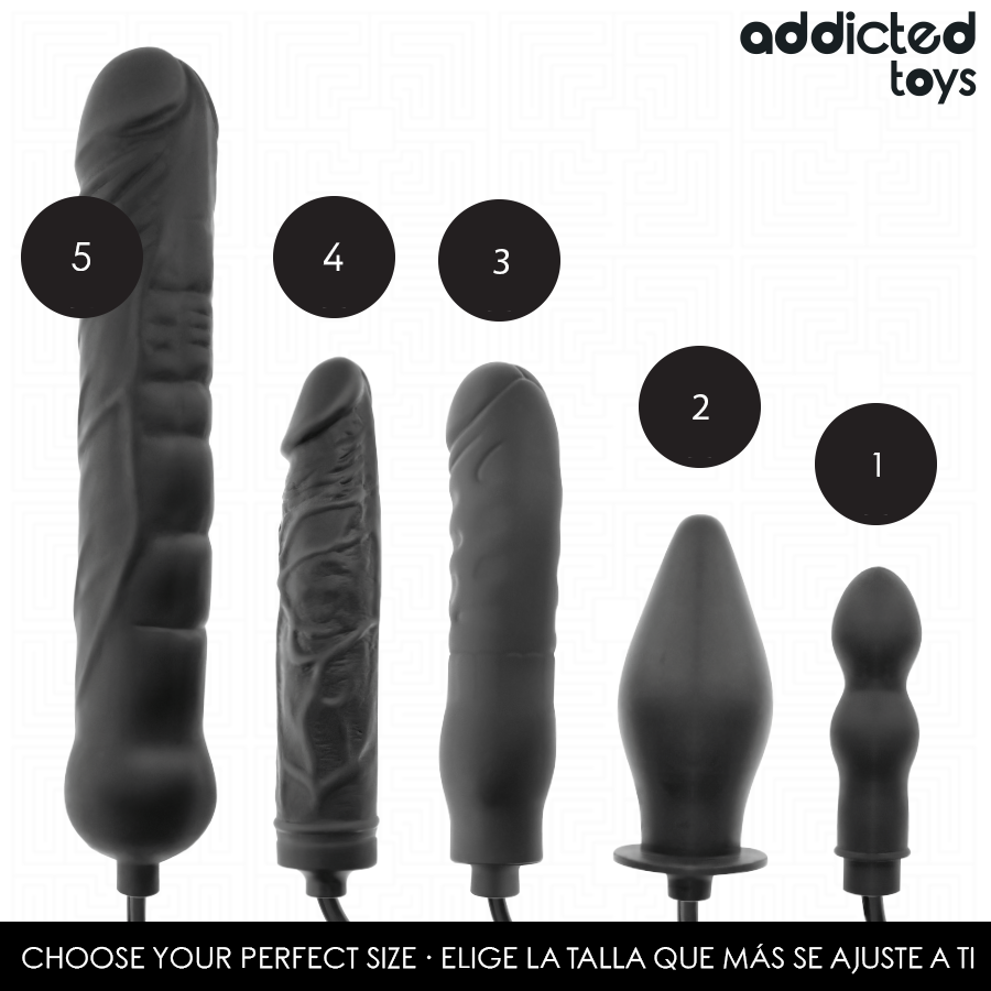ADDICTED TOYS - AUFBLASBARER DOPPEL-ANTISKLOPF MODELL 1