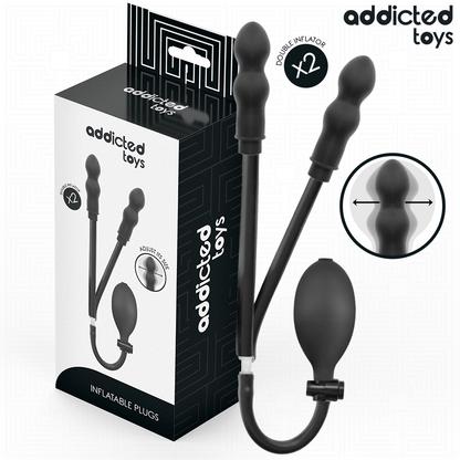 ADDICTED TOYS - AUFBLASBARER DOPPEL-ANTISKLOPF MODELL 1