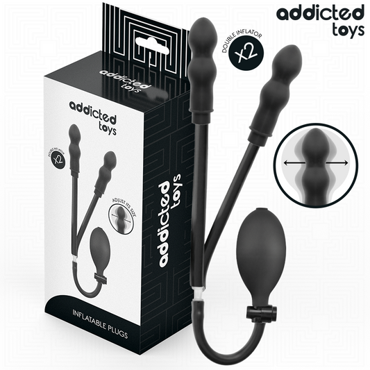 ADDICTED TOYS - AUFBLASBARER DOPPEL-ANTISKLOPF MODELL 1