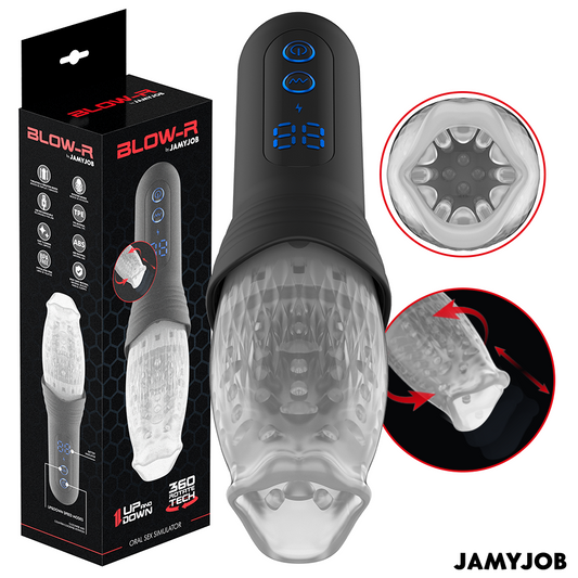 JAMYJOB - BLOW-R MASTURBATOR WITH THRUST AND ROTATION FUNCTION