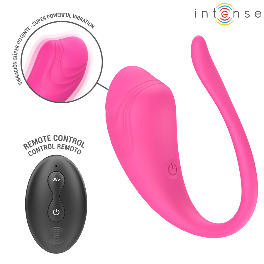 INTENSE - OLIVIA PINK VIBRATIONS-EGG WITH REMOTE CONTROL