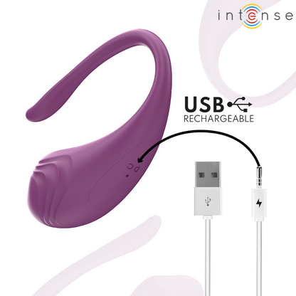 INTENSE - OLIVIA PURPLE VIBRATIONS EGG WITH REMOTE CONTROL