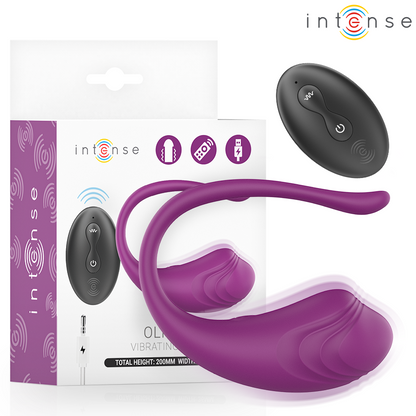 INTENSE - OLIVIA PURPLE VIBRATIONS EGG WITH REMOTE CONTROL