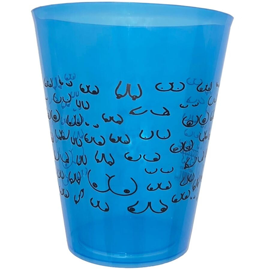 DIABLO PICANTE - BLUE CUP 500 ML WITH BLACK BREASTS