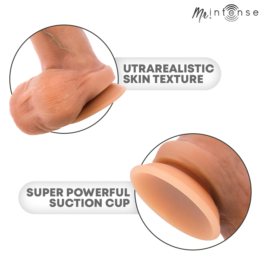 MR INTENSE - BRUCE S ULTRA-REALISTISCHER PENIS MIT HODEN 17,8 CM -Ø- 4 CM