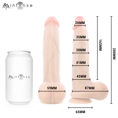 MR INTENSE - BRUCE M ULTRA-REALISTISCHER PENIS MIT HODEN 20 CM -Ø- 4,5 CM