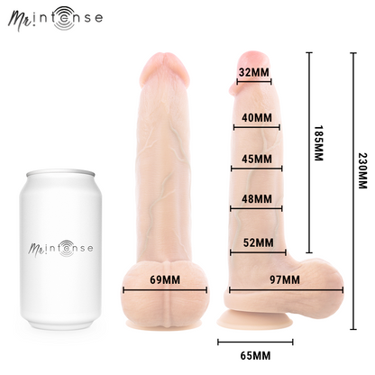 MR INTENSE - BRUCE L ULTRA-REALISTISCHER PENIS MIT HODEN 23 CM -Ø- 5,2 CM
