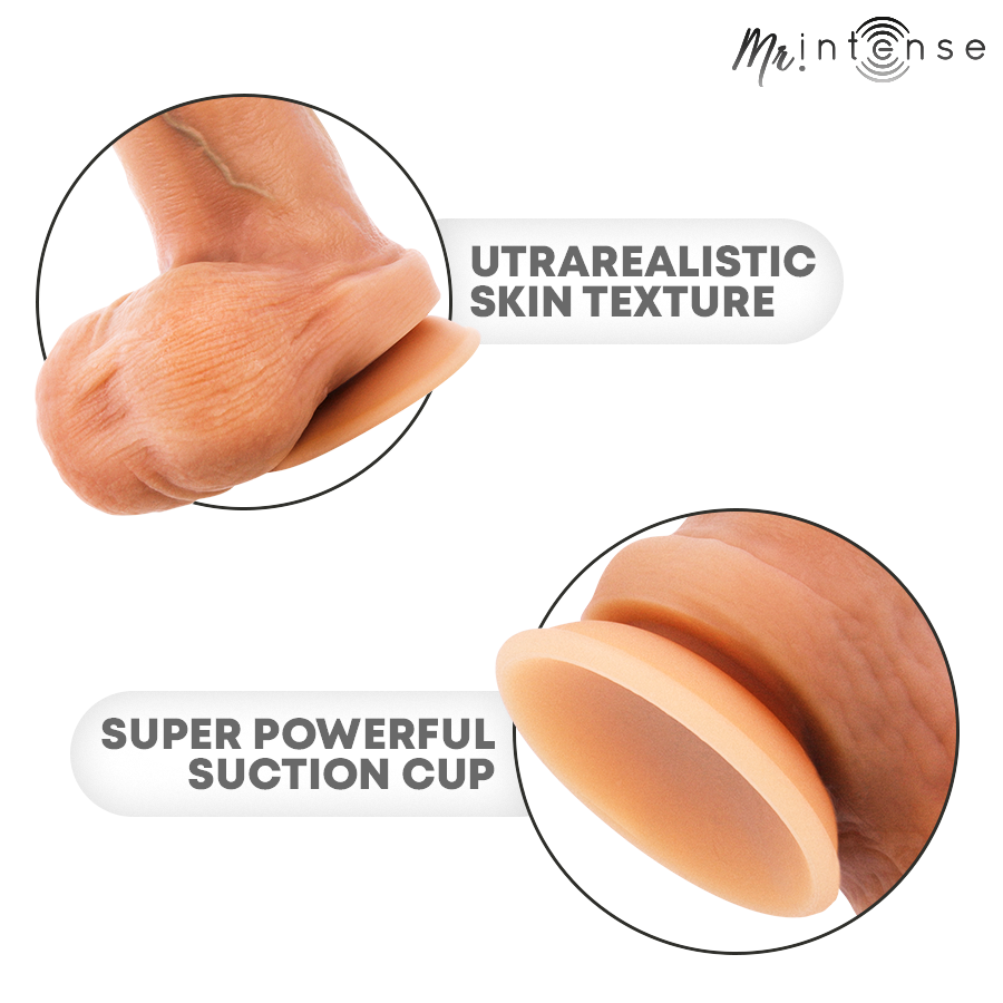 MR INTENSE - BRUCE L ULTRA-REALISTISCHER PENIS MIT HODEN 23 CM -Ø- 5,2 CM