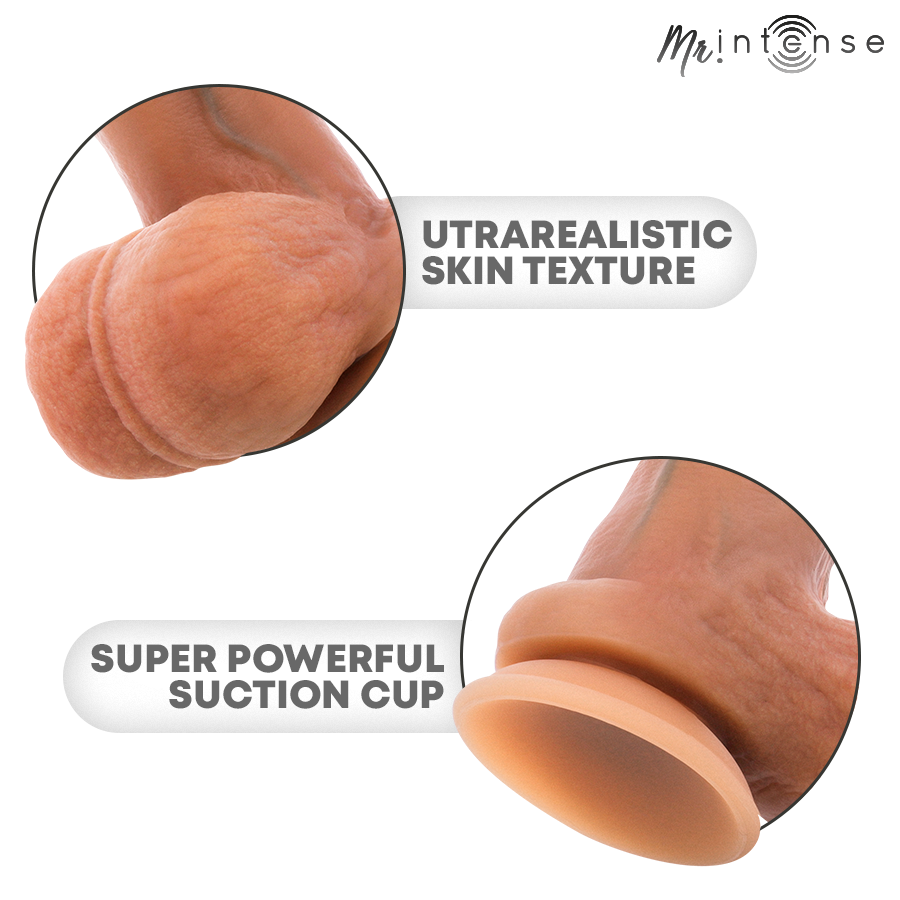 MR INTENSE - GARY XL ULTRA-REALISTISCHER SILIKON-PENIS MIT HODEN 25,5 CM -Ø- 5,1 CM
