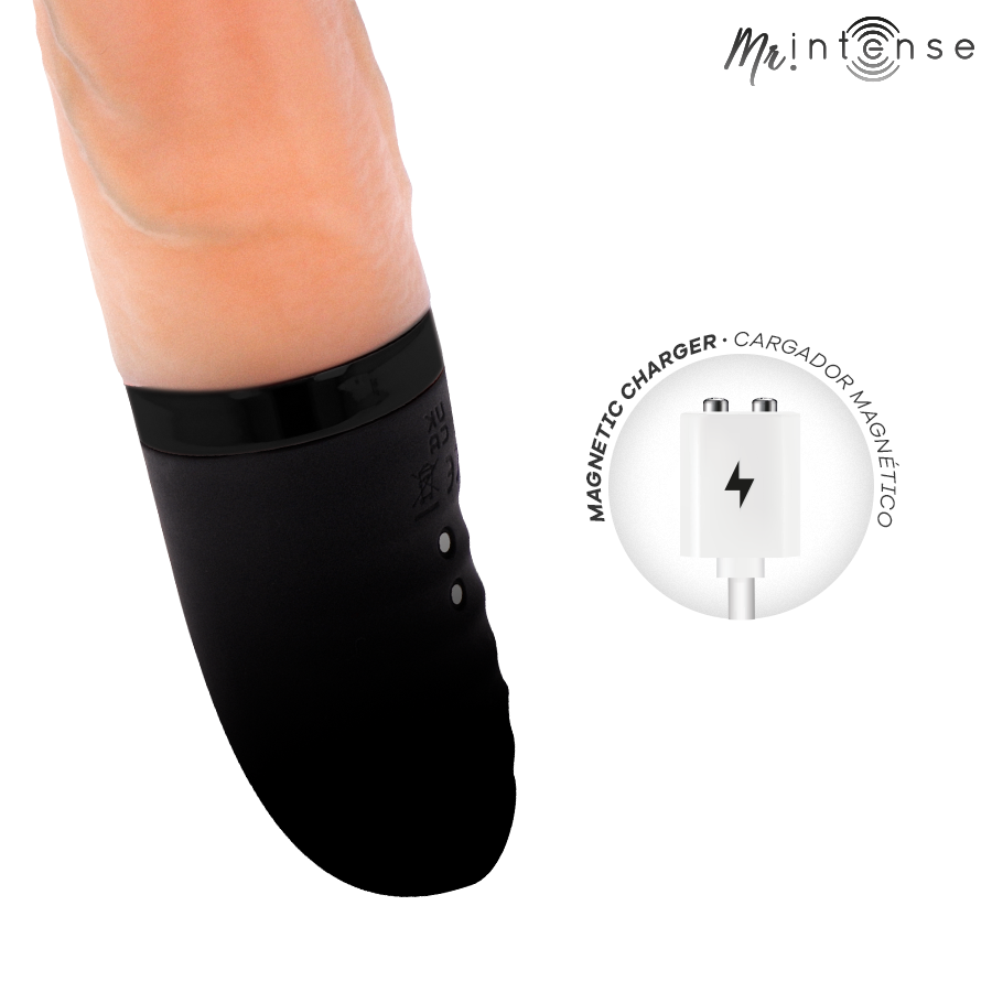 MR INTENSE - JEAN UP&amp;DOWN VIBRATOR SILIKON MIT WÄRMEEFFEKT 24 CM -Ø- 3,8 CM