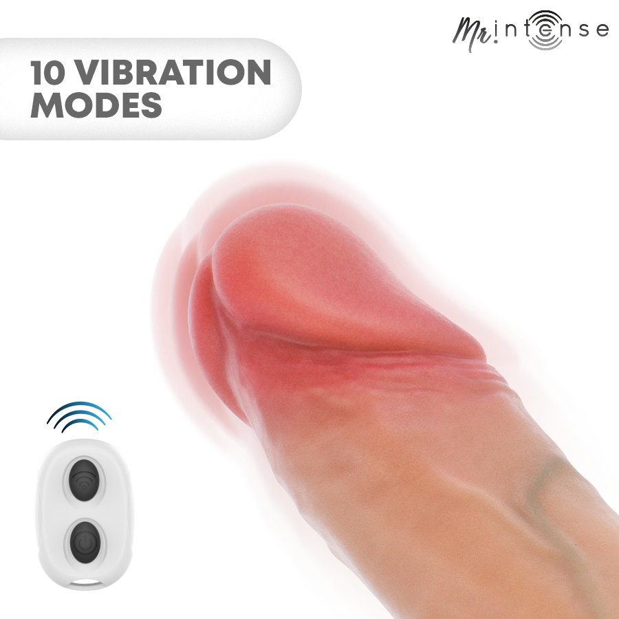 MR INTENSE - ARNOLD M ULTRA-REALISTISCHER VIBRIERENDER PENISSÄULE 14,5 CM – Ø – 4 CM