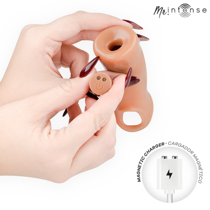 MR INTENSE - ARNOLD M ULTRA-REALISTISCHER VIBRIERENDER PENISSÄULE 14,5 CM – Ø – 4 CM