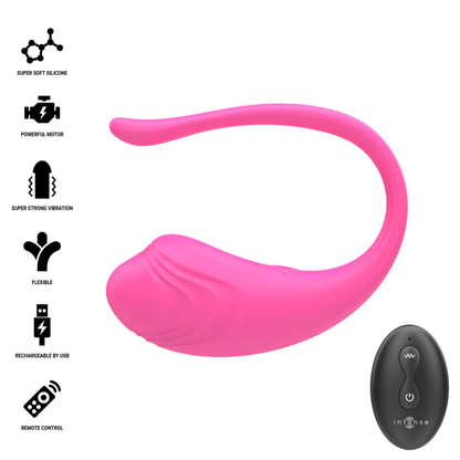 INTENSE - OLIVIA PINK VIBRATIONS-EGG WITH REMOTE CONTROL
