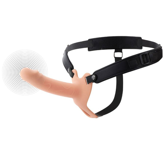 HIDDEN DESIRE - INFERNO VIBRATING STRAP-ON PENIS SLEEVE 16 CM