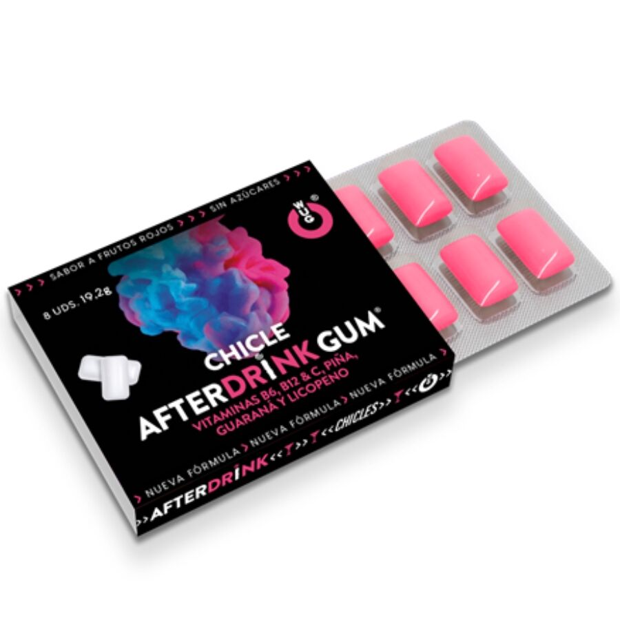 WUG GUM - AFTER DRINK HANGOVER AFTER DRINKING 1 X 8 PIECES