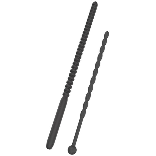 HIDDEN DESIRE - EXTREME ADVANCED URETHRAL DILATORS WITH GROOVES 2 PIECES