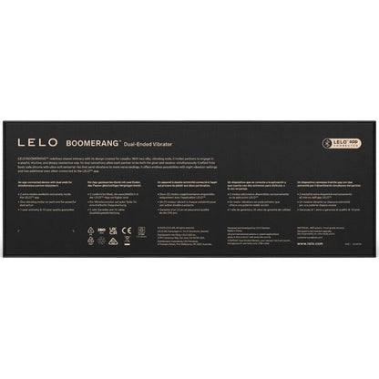 LELO - BOOMERANG DOUBLE-ENDED VIBRATOR CHERRY