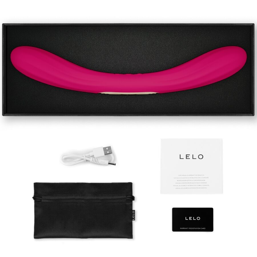 LELO - BOOMERANG DOUBLE-ENDED VIBRATOR CHERRY