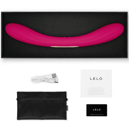 LELO - BOOMERANG DOUBLE-ENDED VIBRATOR CHERRY