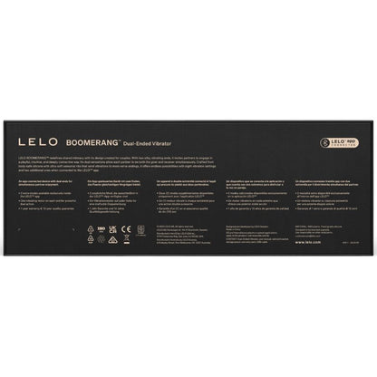 LELO - BOOMERANG DUAL-ENDED VIBRATOR PURPLE