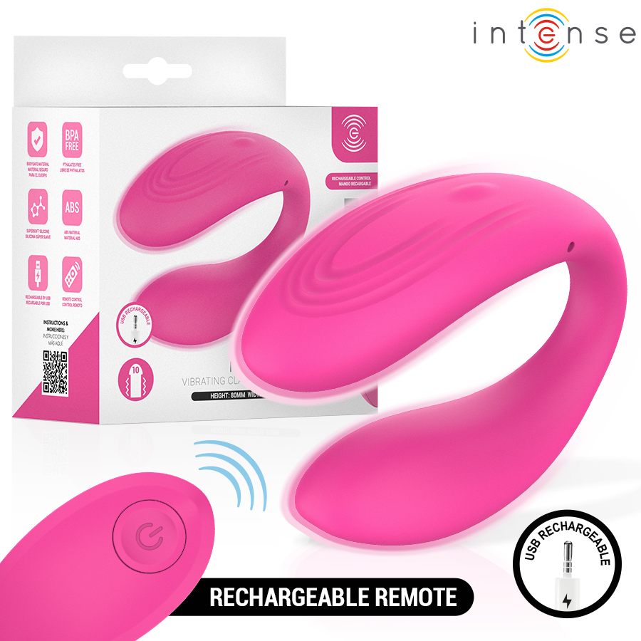 INTENSE - NORA VIBRATION CLAMP STIMULATOR PINK