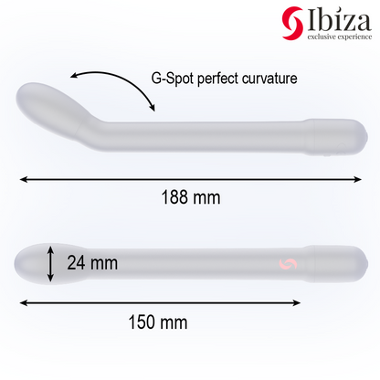 IBIZA - SCHWARZER G-PUNKT-VIBRATOR MIT VIBRATION