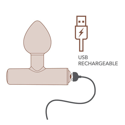 ROCKS-OFF - WIEDERAUFLADBARER MINI-ZAUBERSTAB MIT 16 FUNKTIONEN, PFINGSTROSENROSA