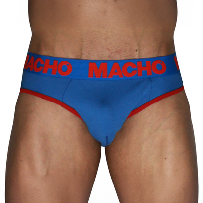 MACHO - MCH005 CLASSIC SLIP BLAU + ROT S