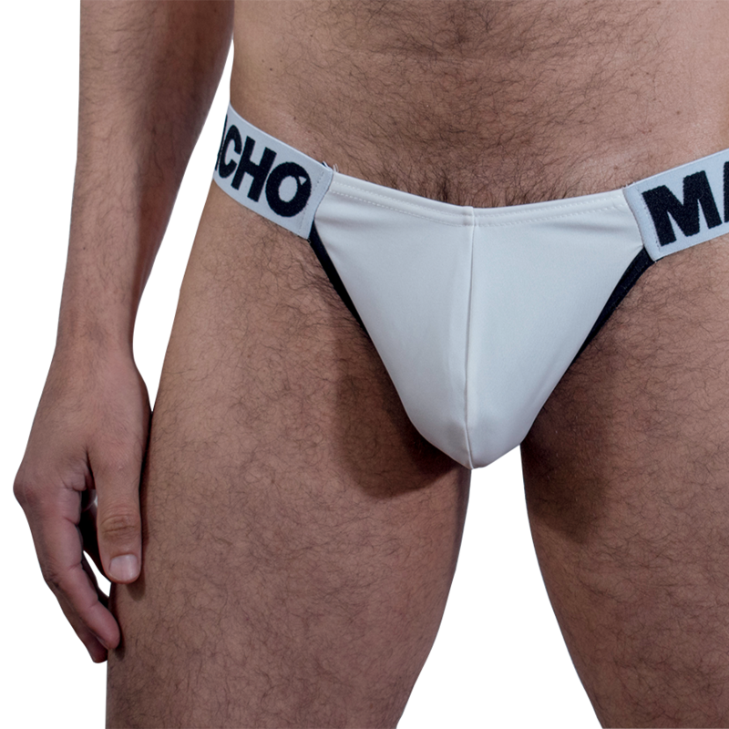 MACHO - MCH009 WHITE SLIP SIDES S