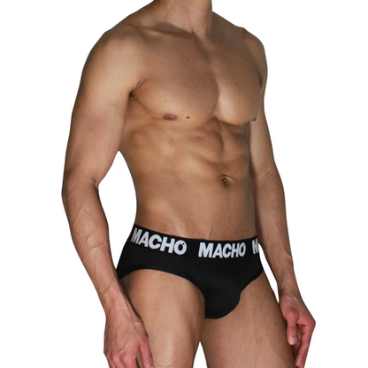 MACHO - MCH007 CLASSIC SLIP SCHWARZ + SCHWARZ M