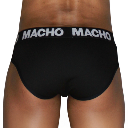 MACHO - MCH007 CLASSIC SLIP SCHWARZ + SCHWARZ M