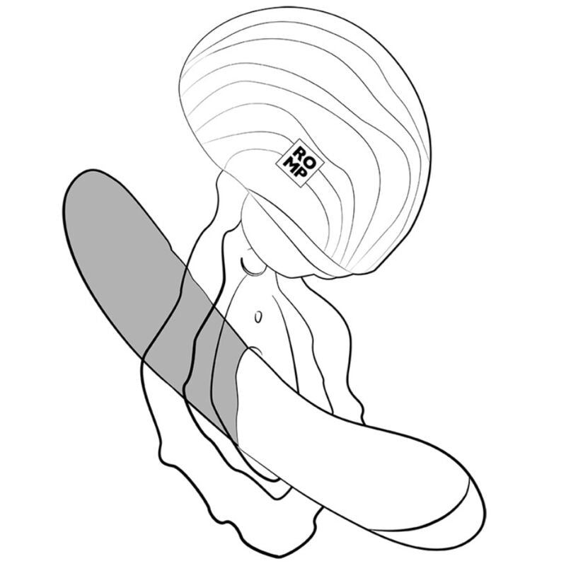 ROMP - SPIN CLITORAL SUCTION DILDO WITH ROTATING OPENING AND CLINGING