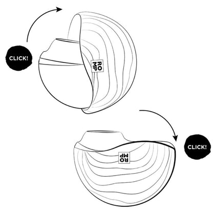 ROMP - SPIN CLITORAL SUCTION DILDO WITH ROTATING OPENING AND CLINGING