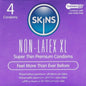 SKINS - LATEXFREIE KONDOME XL, 4ER-PACKUNG