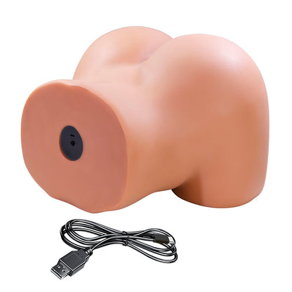 CRAZY BULL - JULIA XXL DOPPELTER VAGINAL- UND ANALVIBRATIONSMASTURBATOR FLESH