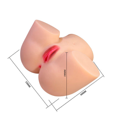 CRAZY BULL - LIORA XXL DOPPELTER VAGINAL- UND ANAL-VIBRATIONSMASTURBATOR