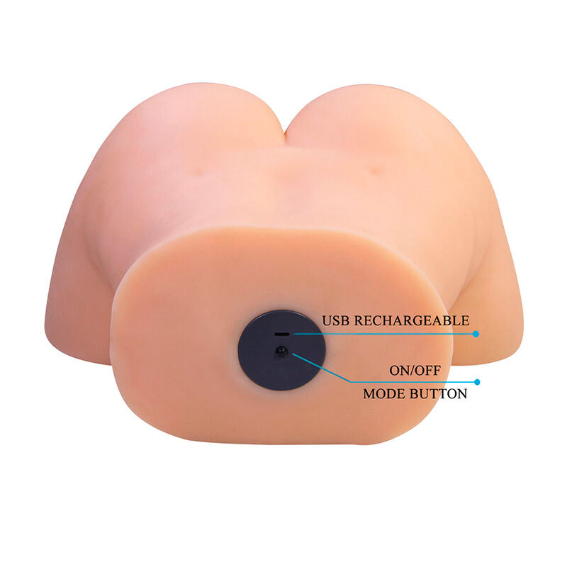 CRAZY BULL - LIORA XXL DOPPELTER VAGINAL- UND ANAL-VIBRATIONSMASTURBATOR