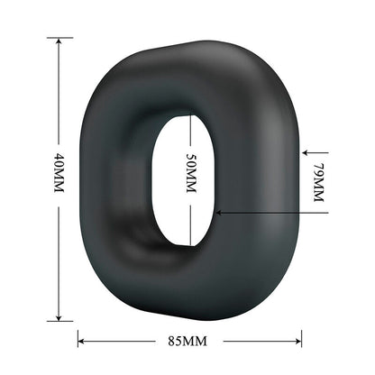 CRAZY BULL - WALDEN SUPERSOFT SILIKON-PENNISRING SCHWARZ