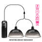 PRETTY LOVE - ROTIERENDER BRUSTWARZEN-SAUGSTIMULATOR SCHWARZ