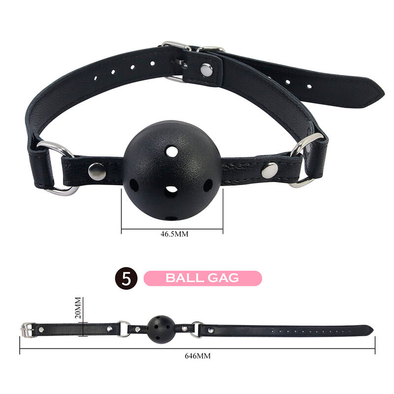 PRETTY LOVE - 8-TEILIGES BDSM-SET SCHWARZ