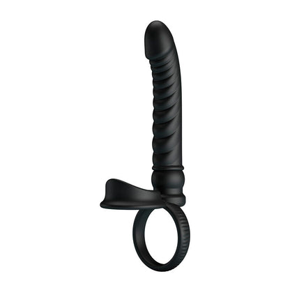 PRETTY LOVE - MERRITT ANALVIBRATOR MIT RING UND VIBRATIONSFUNKTION, SCHWARZ