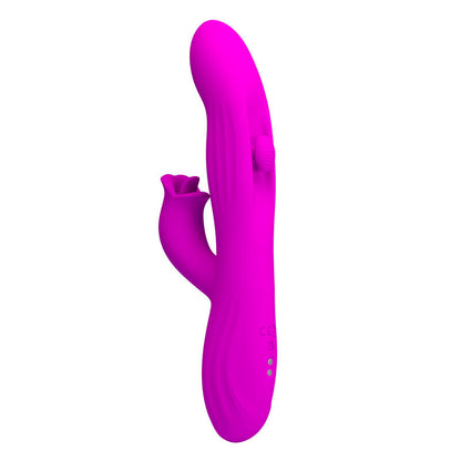 PRETTY LOVE - YALANDA HASE OSZILLIERENDER VIBRATOR MIT LED-ANZEIGE, LILA