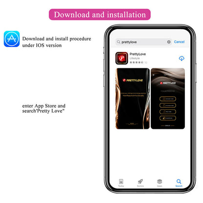 PRETTY LOVE - KLAY STOSS-EI-VIBRATOR, APP-STEUERUNG, LILA