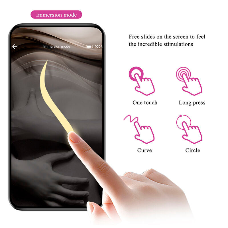 PRETTY LOVE - KLAY STOSS-EI-VIBRATOR, APP-STEUERUNG, LILA