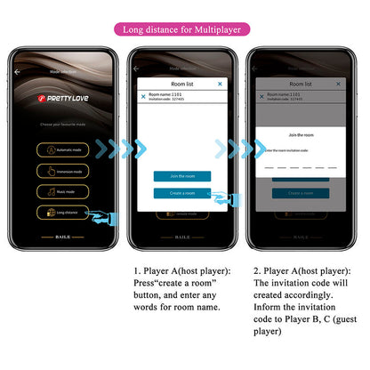 PRETTY LOVE - KLAY STOSS-EI-VIBRATOR, APP-STEUERUNG, LILA