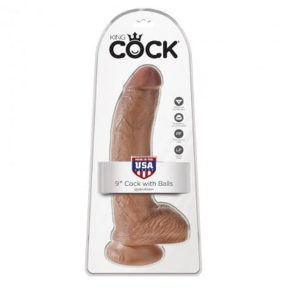 KING COCK - REALISTISCHER DILDO MIT HODEN 22,8 CM