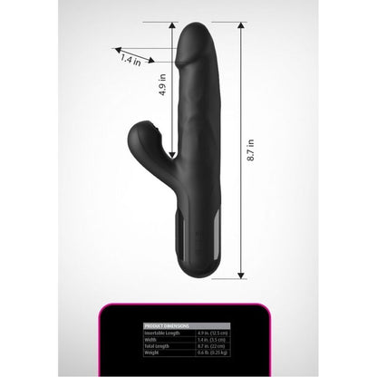 FETISH FANTASY SERIES - SONIX SILIKON-THRUSTER-HASE-VIBRATOR SCHWARZ
