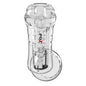 PDX ELITE – VIEWTUBE PLUS TRANSPARENTER STROKER MIT DURCHSICHT UND EZ-GRIP, 21 CM